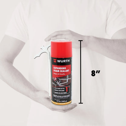 12Oz Expanding Foam Sealant for Gaps and Cracks up to 1 Inch - Insulating Spray Foam